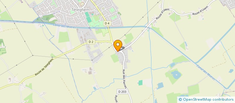 localisation de l'entreprise LES DEUX M  TETEGHEM-COUDEKERQUE-VILLAGE