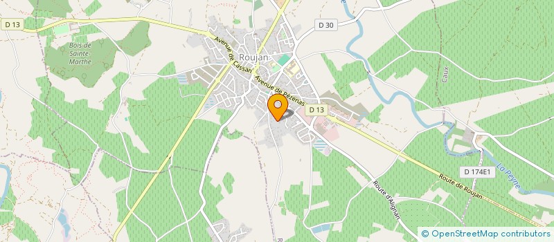 localisation de l'entreprise LES DEUX M  ROUJAN