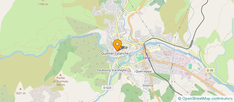localisation de l'entreprise LES DEUX M à CORTE
