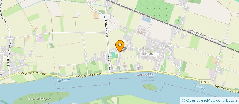 localisation de l'entreprise LES DEUX M  LOIRE-AUTHION