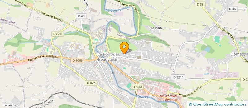 localisation de l'entreprise LES DEUX M  LE PONT-DE-BEAUVOISIN