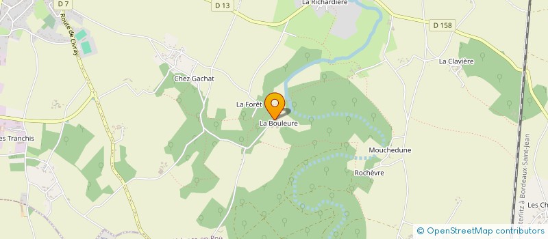 localisation de l'entreprise LES DEUX MAISONS à VALENCE-EN-POITOU
