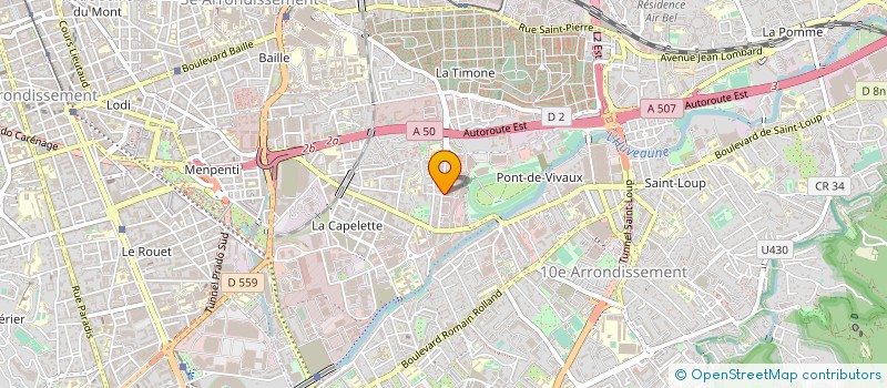 localisation de l'entreprise LES DEUX MARC à MARSEILLE