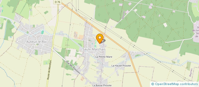 localisation de l'entreprise LES DEUX MARES  SAULX-MARCHAIS