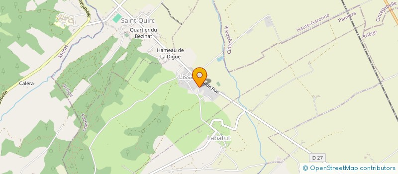 localisation de l'entreprise LES DEUX MARQUEZES à LISSAC