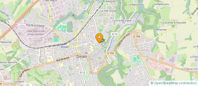 localisation de l'entreprise LES DEUX MAS D ANJOU  DINAN