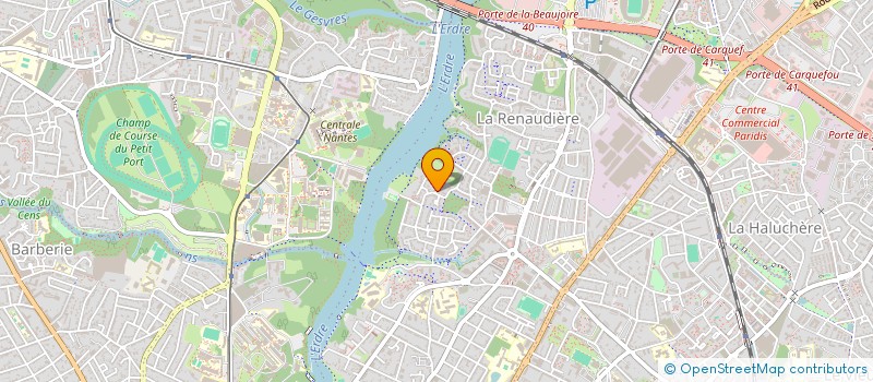 localisation de l'entreprise LES DEUX MERS à NANTES