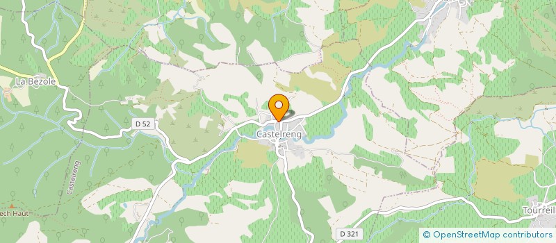 localisation de l'entreprise LES DEUX MOISELLES  CASTELRENG