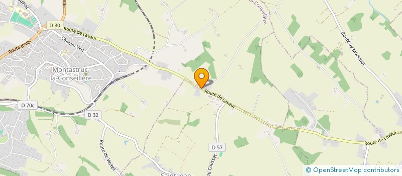 localisation de l'entreprise LES DEUX MOULINS à SAINT-JEAN-LHERM