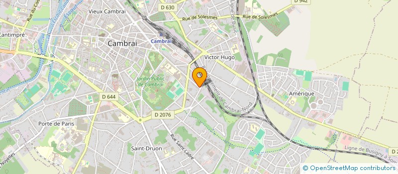 localisation de l'entreprise LES DEUX NIDS  CAMBRAI