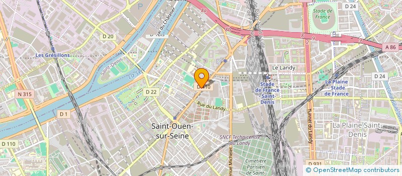 localisation de l'entreprise LES DEUX ONZE à SAINT-DENIS