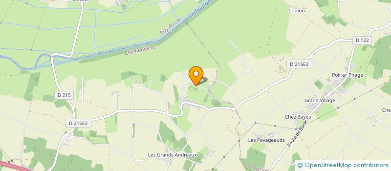 localisation de l'entreprise LES DEUX P  GENOUILLE