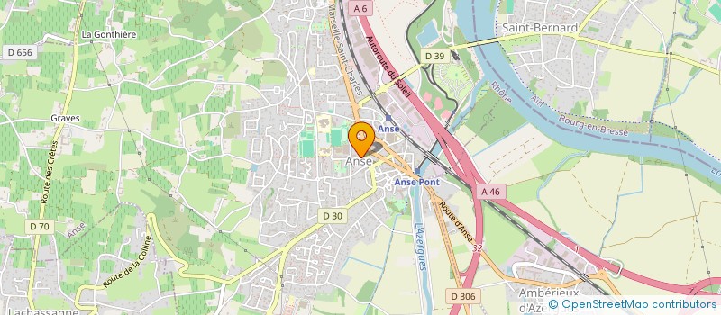 localisation de l'entreprise LES DEUX PASSERELLES  ANSE