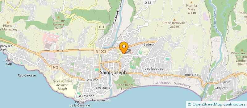 localisation de l'entreprise LES DEUX PERLES à SAINT-JOSEPH
