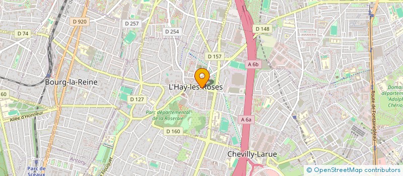 localisation de l'entreprise LES DEUX PETITES CAILLES  L'HAY-LES-ROSES