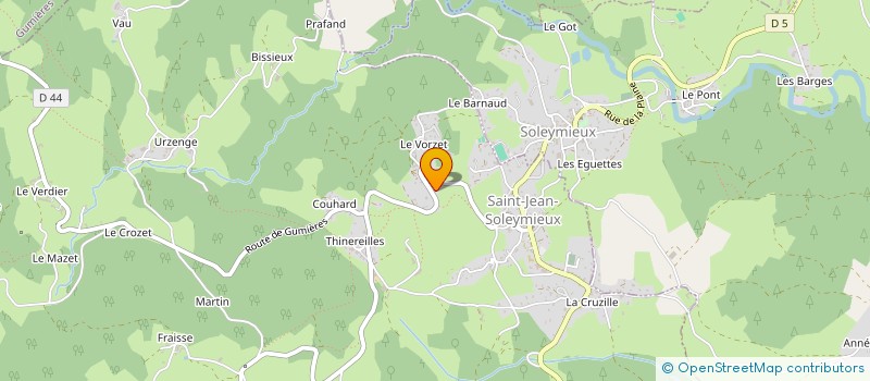 localisation de l'entreprise LES DEUX PETITES FERMES BIO à GUMIERES