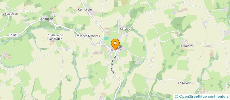 localisation de l'entreprise LES DEUX PEUPLIERS à DUAULT