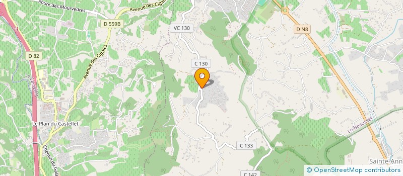 localisation de l'entreprise LES DEUX PHOCEENS  LE BEAUSSET