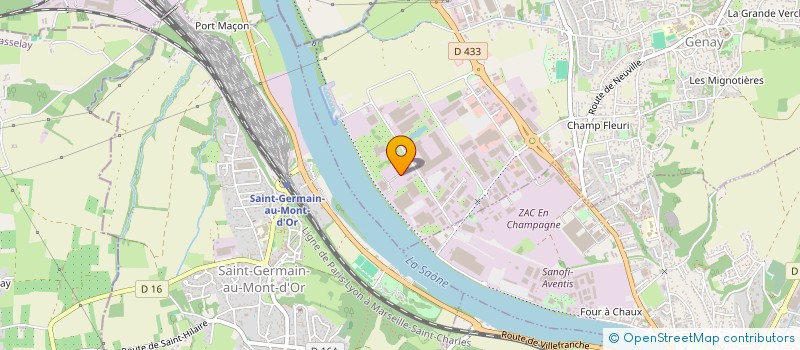 localisation de l'entreprise LES DEUX PIERRES  GENAY