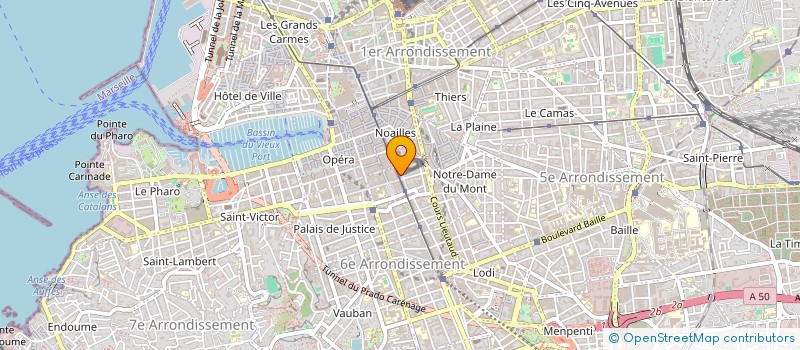 localisation de l'entreprise LES DEUX PIERROTS LAYETTES à MARSEILLE
