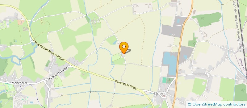 localisation de l'entreprise LES DEUX PLAGES à QUEND