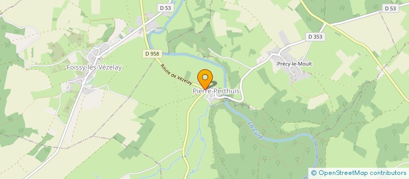 localisation de l'entreprise LES DEUX PONTS à PIERRE-PERTHUIS
