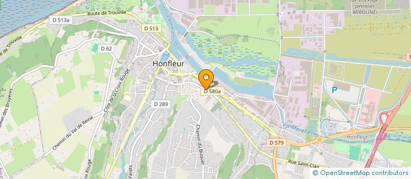 localisation de l'entreprise LES DEUX PONTS à HONFLEUR