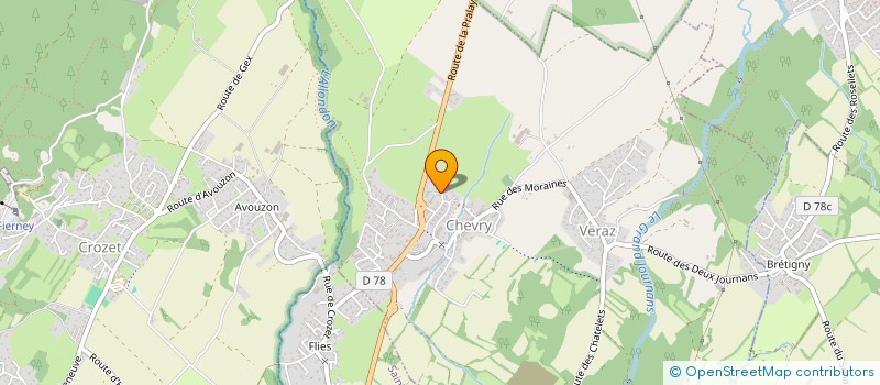 localisation de l'entreprise LES DEUX PONTS D'ASSERANS  CHEVRY