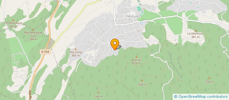 localisation de l'entreprise LES DEUX POTEAUX  NEOULES