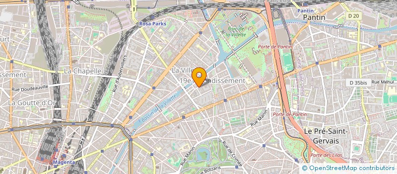 localisation de l'entreprise LES DEUX PRINCES  PARIS