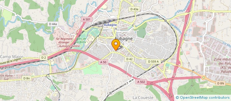 localisation de l'entreprise LES DEUX PROVENCALES à AUBAGNE