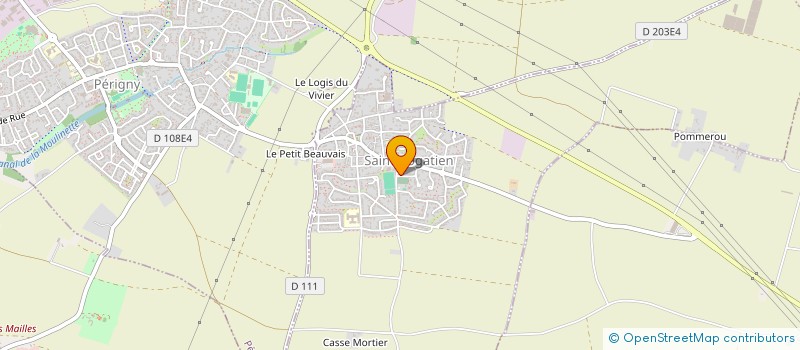 localisation de l'entreprise LES DEUX PUCES  SAINT-ROGATIEN