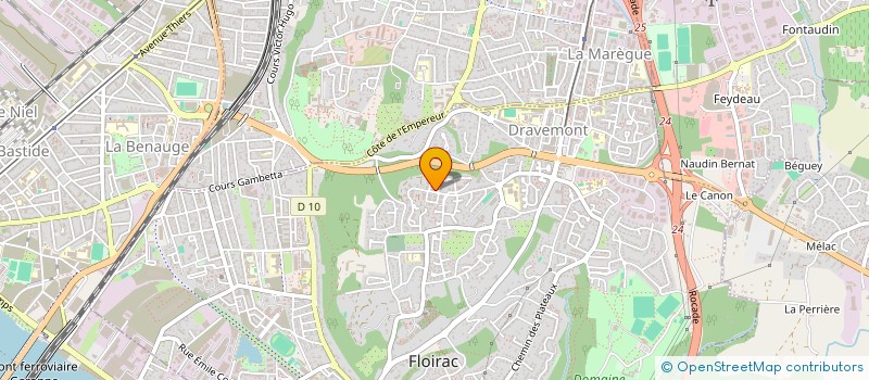 localisation de l'entreprise LES DEUX QUI CHANTENT  FLOIRAC