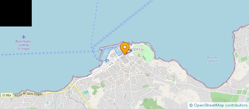 localisation de l'entreprise LES DEUX REBELLES à SAINT-TROPEZ