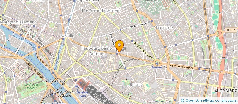 localisation de l'entreprise LES DEUX RIVES  PARIS