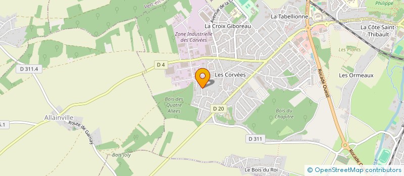 localisation de l'entreprise LES DEUX RIVES à VERNOUILLET