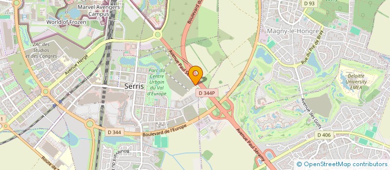 localisation de l'entreprise LES DEUX RIVES  SERRIS