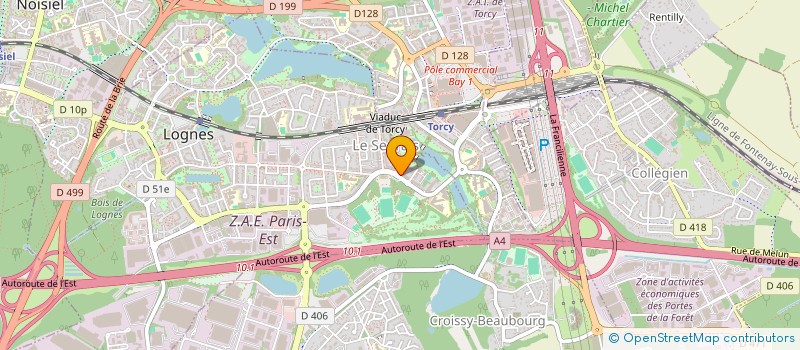 localisation de l'entreprise LES DEUX RIVES à LOGNES
