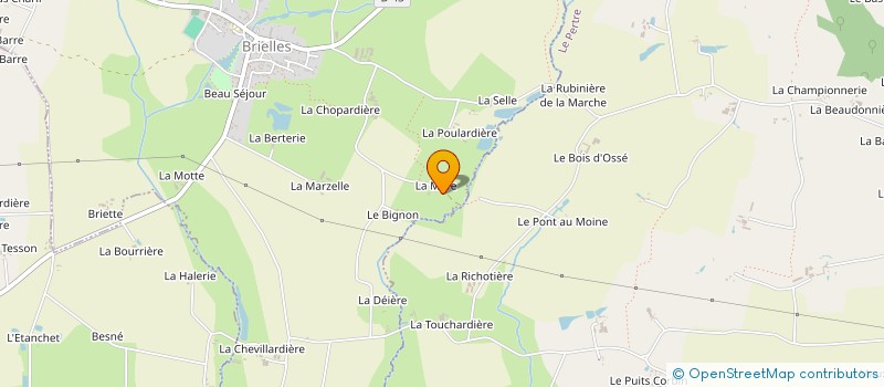localisation de l'entreprise LES DEUX RIVIERES à ETRELLES