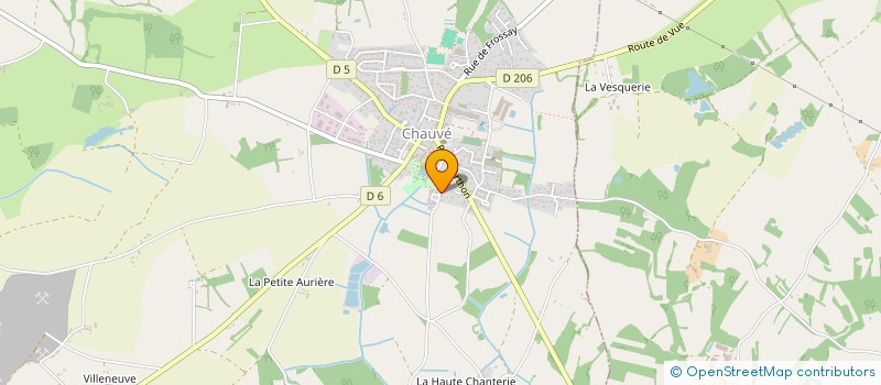 localisation de l'entreprise LES DEUX ROCHERS  CHAUVE