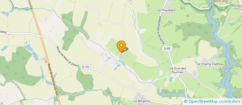 localisation de l'entreprise LES DEUX RUISSEAUX à SAINT-VINCENT-SUR-GRAON