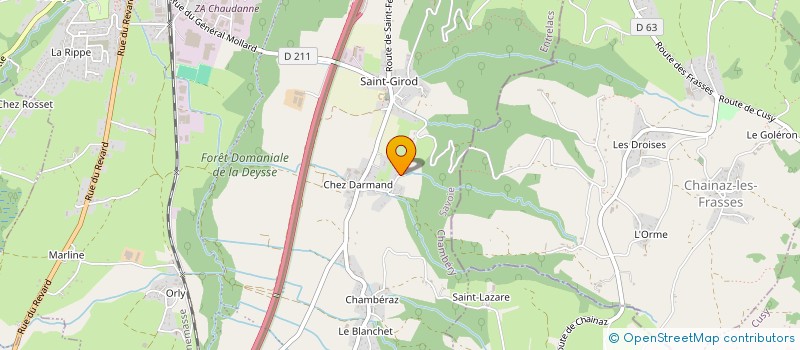 localisation de l'entreprise LES DEUX RUISSEAUX  ENTRELACS