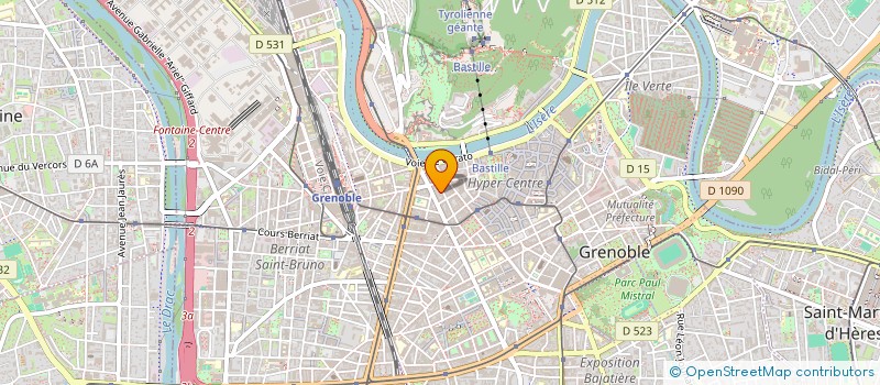 localisation de l'entreprise LES DEUX SAGITTAIRES à GRENOBLE