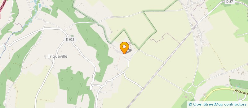 localisation de l'entreprise LES DEUX SAPINS  TRIQUEVILLE