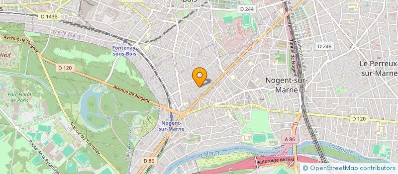 localisation de l'entreprise LES DEUX SOEURS à NOGENT-SUR-MARNE