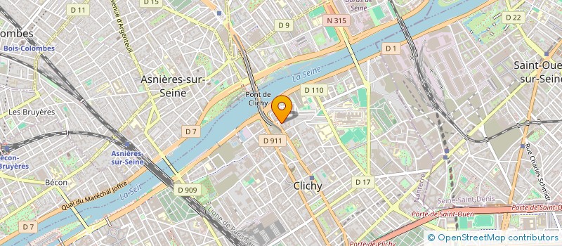localisation de l'entreprise LES DEUX SOEURS à CLICHY