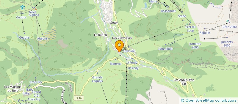 localisation de l'entreprise LES DEUX SOLEILS à LA CLUSAZ