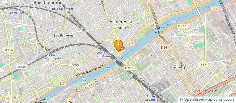 localisation de l'entreprise LES DEUX T GRANDE RUE à ASNIERES-SUR-SEINE