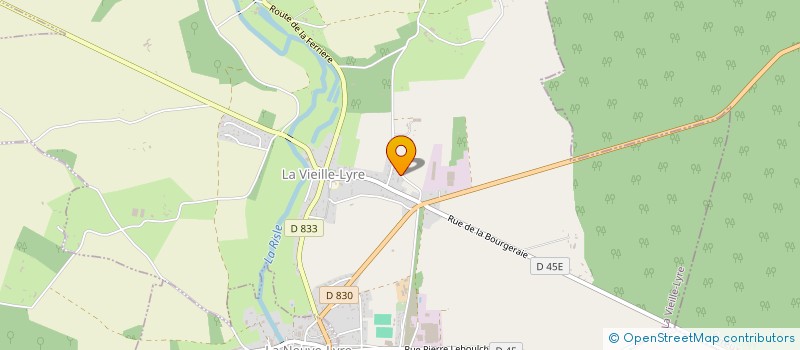 localisation de l'entreprise LES DEUX TANNEURS  LA VIEILLE-LYRE