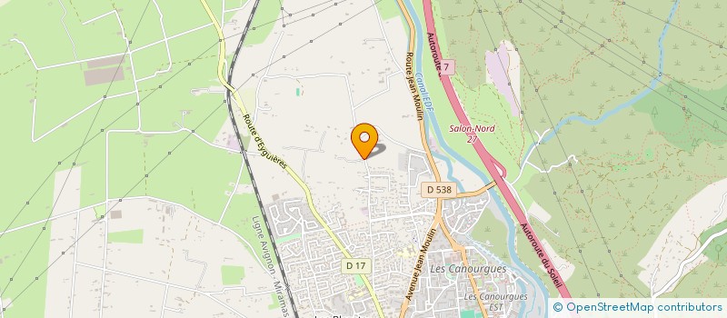 localisation de l'entreprise LES DEUX TILLEULS  SALON-DE-PROVENCE